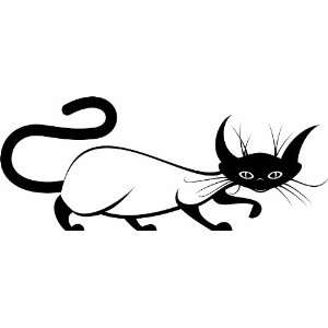   Cat Design   Removable Vinyl Wall Decal   24 Colors Available (Baby