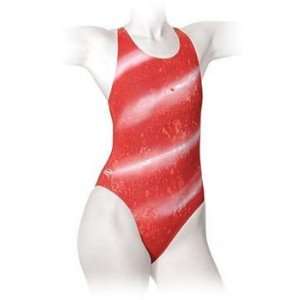  Finis Bladeback Swimsuit   Coal Red Womens Sports 