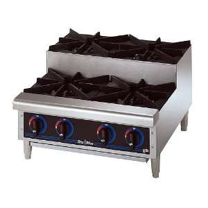  604HD SU 24 3/16 Star Max® Gas Step Up Hot Plate: Kitchen & Dining
