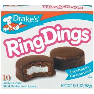 Drakes Ring Dings, 13.5 oz  Grocery & Gourmet Food