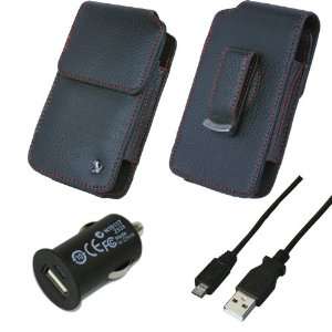 For AT&T Sony Ericsson Xperia Play 4G Premium Pouch, USB Car Charger 