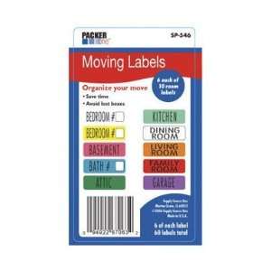  All Boxes Direct 60Pk 1X3 Moving Label (Pack Of 6) Sp Boxes 
