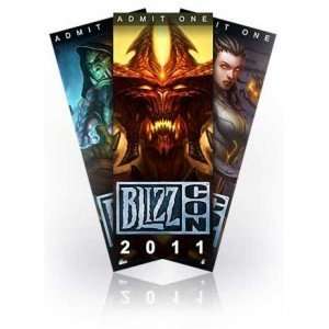  BlizzCon 2011 Event Ticket with Swag Bag 