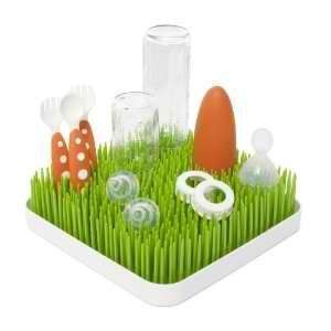    Boon Grass Countertop Drying Rack Spring Green and White Baby