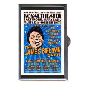  JAMES BROWN CONCERT POSTER Coin, Mint or Pill Box Made in 