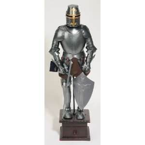  18 Medieval Knight with Full Gear Shield and Sword 