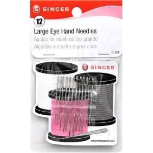  Singer Large Eye Hand Needles with Storage Magnet 