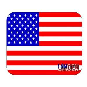  US Flag   Linden, New Jersey (NJ) Mouse Pad: Everything 