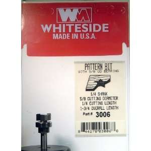  Whiteside   WS3006   5/8 Template Bits with Ball Bearing 