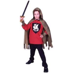  Childs Red Knight Costume (Size: Large 12 14): Toys 
