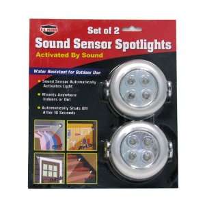  Sound Sensor Spotlights   Set of two lights