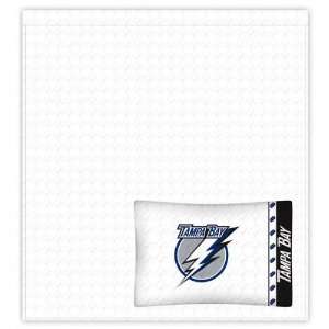  Tampa Bay Lightning Sheet Set   Queen Bed: Sports 
