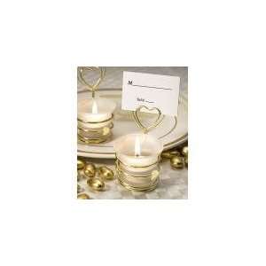  Heart Design Candle Favors/Place Card Holders: Home 