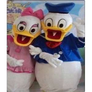  Couples Donald Duck cartoon Character Costume(Two pieces 