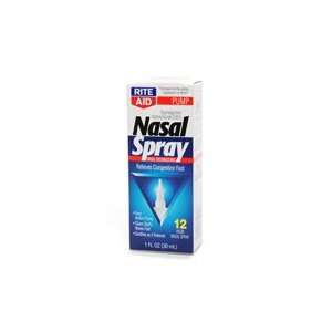   Aid Nasal Spray, 12 Hour Pump 1 fl oz (30 ml): Health & Personal Care