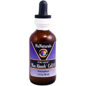  NuNaturals Coq10 Max Absorb Liquid, 2 Ounce Health 