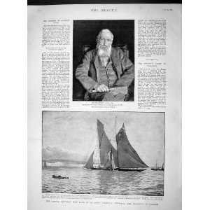   : 1893 JOHN BENNET LAWES CHANNEL YACHT RACE VALKYRIE: Home & Kitchen