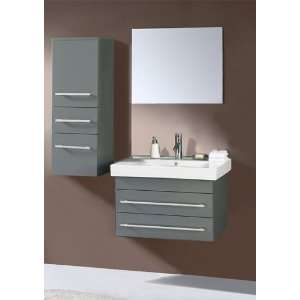  Virtu UM 3081 27 Gray Vanity W/ Mirror & Cabinet