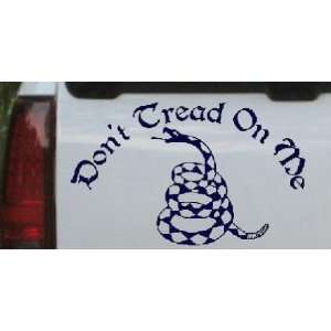 Navy 38in X 23.4in    Gadsden Flag Dont Tread On Me Military Car 