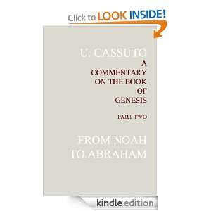 Commentary on the Book of Genesis from Noah to Abraham (Umberto 
