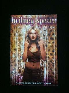 BRITNEY SPEARS original Oops I Did It Again album CD PROMO CARD 