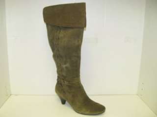  Nine West Adele Over the Knee Boot   Dark Green: Shoes