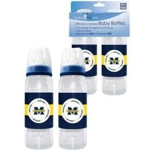  Michigan Wolverines Baby Bottles   2 Pack: Sports 