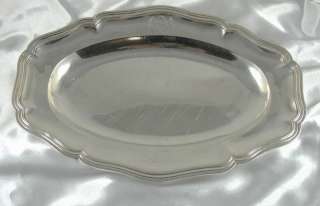   RARE EARLY LOUIS XV SILVER PLATTER MANUFACTURED IN PARIS 1722 1726