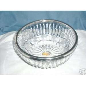  Genuine Lead Crystal Bowl with Silver Rim: Everything Else