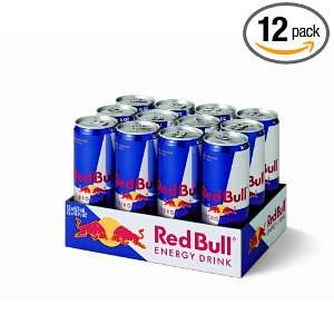 Red Bull Energy Drink, 16 Ounce Cans (Pack of 12):  Grocery 