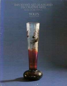 WOLF’S Art Glass GALLE DAUM TIFFANY HANDEL PAIRPOINT  
