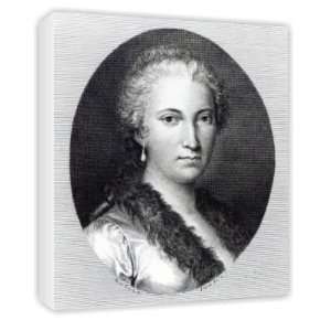 Maria Gaetana Agnesi (engraving) by Italian..   Canvas   Medium 