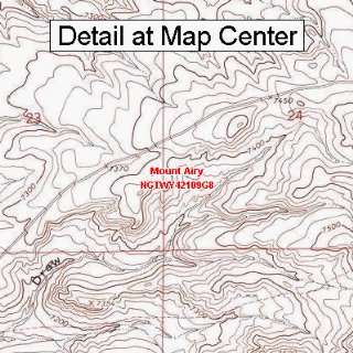   Map   Mount Airy, Wyoming (Folded/Waterproof)