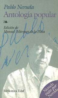   Antologia Popular by Pablo Neruda, EDAF Antillas 