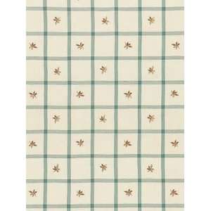  Schumacher Sch 3499000 Alanna Embroidery   Aqua Fabric 