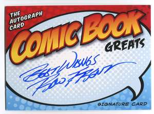 Ron Frenz AUTO Comic Book Greats Card Signed  