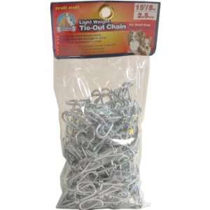  Small Dogs Tie Out Chain   15 ft. / 2.5 mm Gauge: Kitchen 