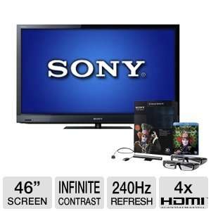    Sony KDL46HX729 46 Class Widescreen 3D LED Bundle Electronics