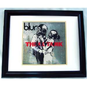  BLUR Autographed Framed Signed LP Flat: Everything Else