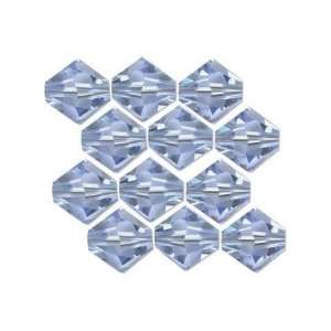   12 Light Sapphire Bicone Swarovski Crystal Beads 3mm: Home & Kitchen