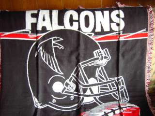 Atlanta Falcons NFL Triple Woven Jacquard Blanket Throw  