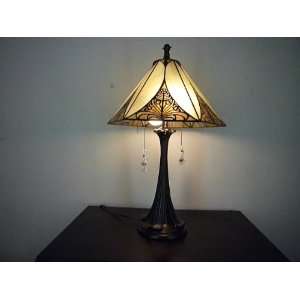  Halston Style Double Lit Table Lamp 24