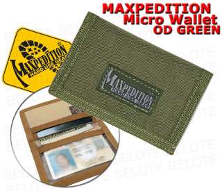 Maxpedition OD GREEN 0218 Micro Wallet Nylon 0218G NEW  