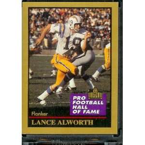  1991 ENOR Lance Alworth Hall of Fame Card #3   Mint 