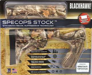 Blackhawk SpecOps Remington Camo Shotgun Stock K04101 C 648018101489 