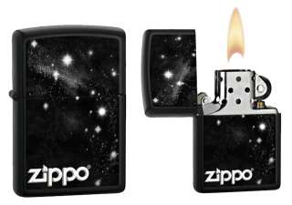Zippo Galaxy with Zippo Logo   Black Licorice #28058
