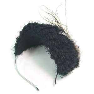 (Black) Knit hat headband (4081 2): Beauty