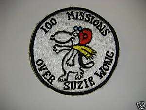 0501 100 Missions Over Suzie Wong Patch  