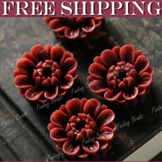 detailed Wine flower resin vintage cabochon RB0573 9  