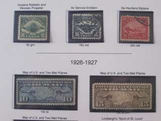 Complete GEM US Air Mail Stamp Coll ALL GRAF ZEPPS V25  